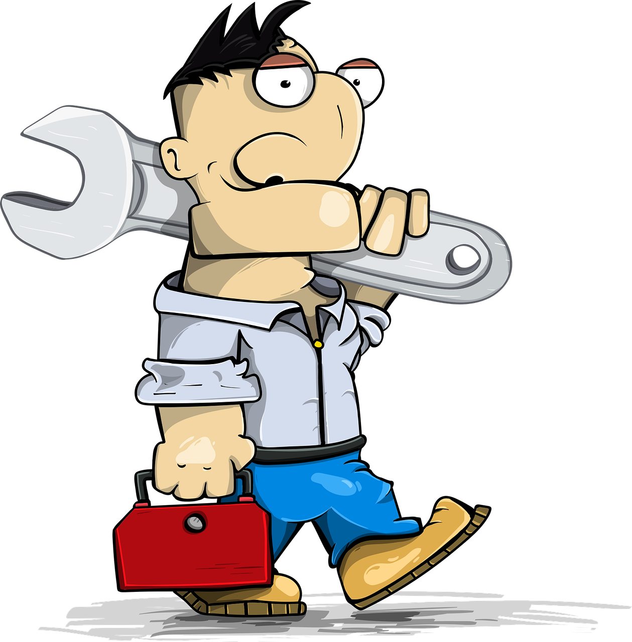 Mecânico profissional com ferramentas